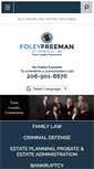 Mobile Screenshot of foleyfreeman.com